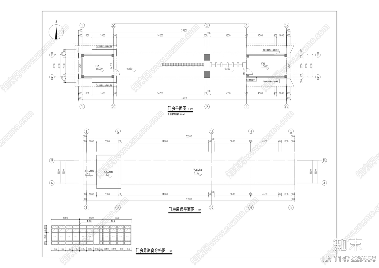 双桥实验中学扩建工程建筑cad施工图下载【ID:1147229658】