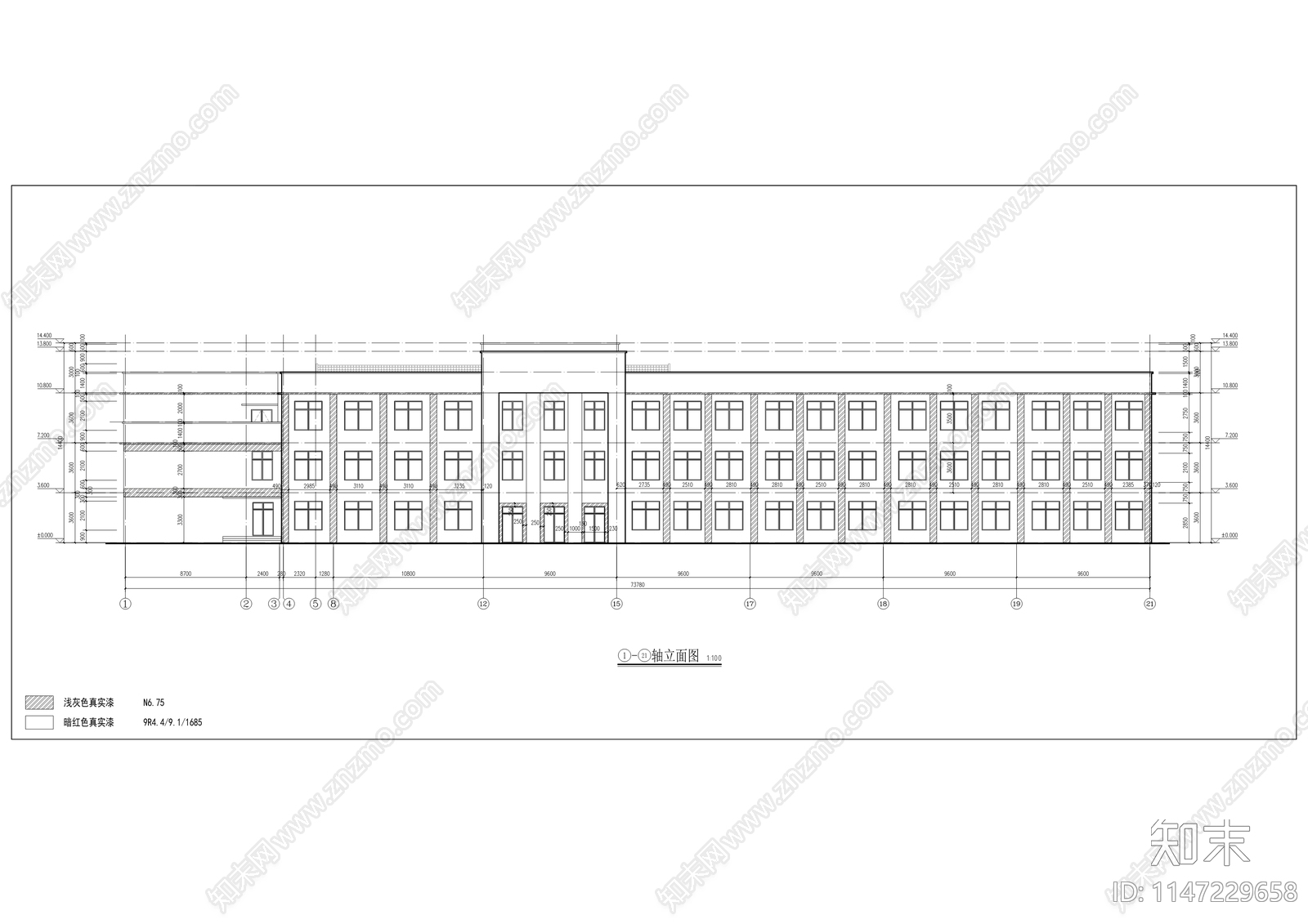 双桥实验中学扩建工程建筑cad施工图下载【ID:1147229658】