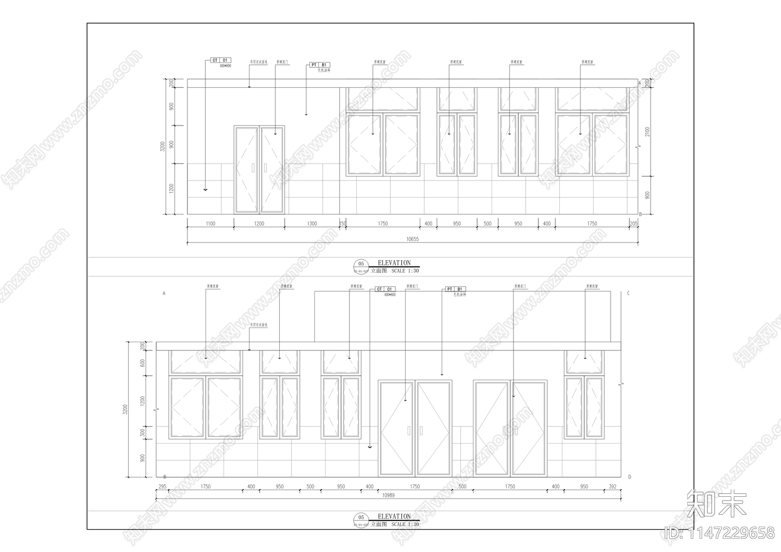 双桥实验中学扩建工程建筑cad施工图下载【ID:1147229658】