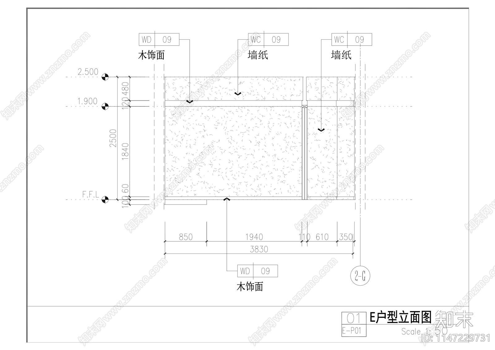 特色酒店汤屋客房室内cad施工图下载【ID:1147229731】