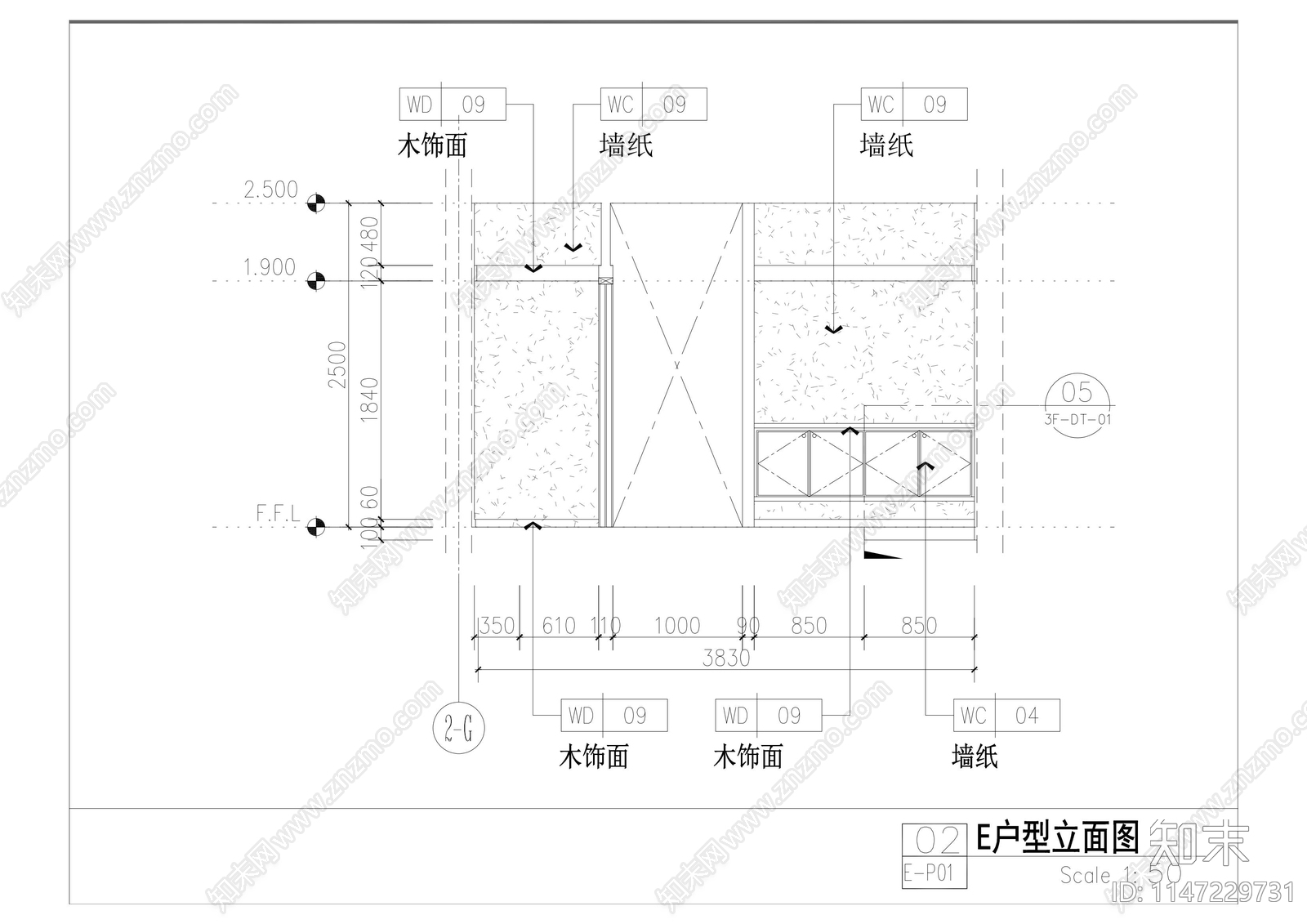 特色酒店汤屋客房室内cad施工图下载【ID:1147229731】