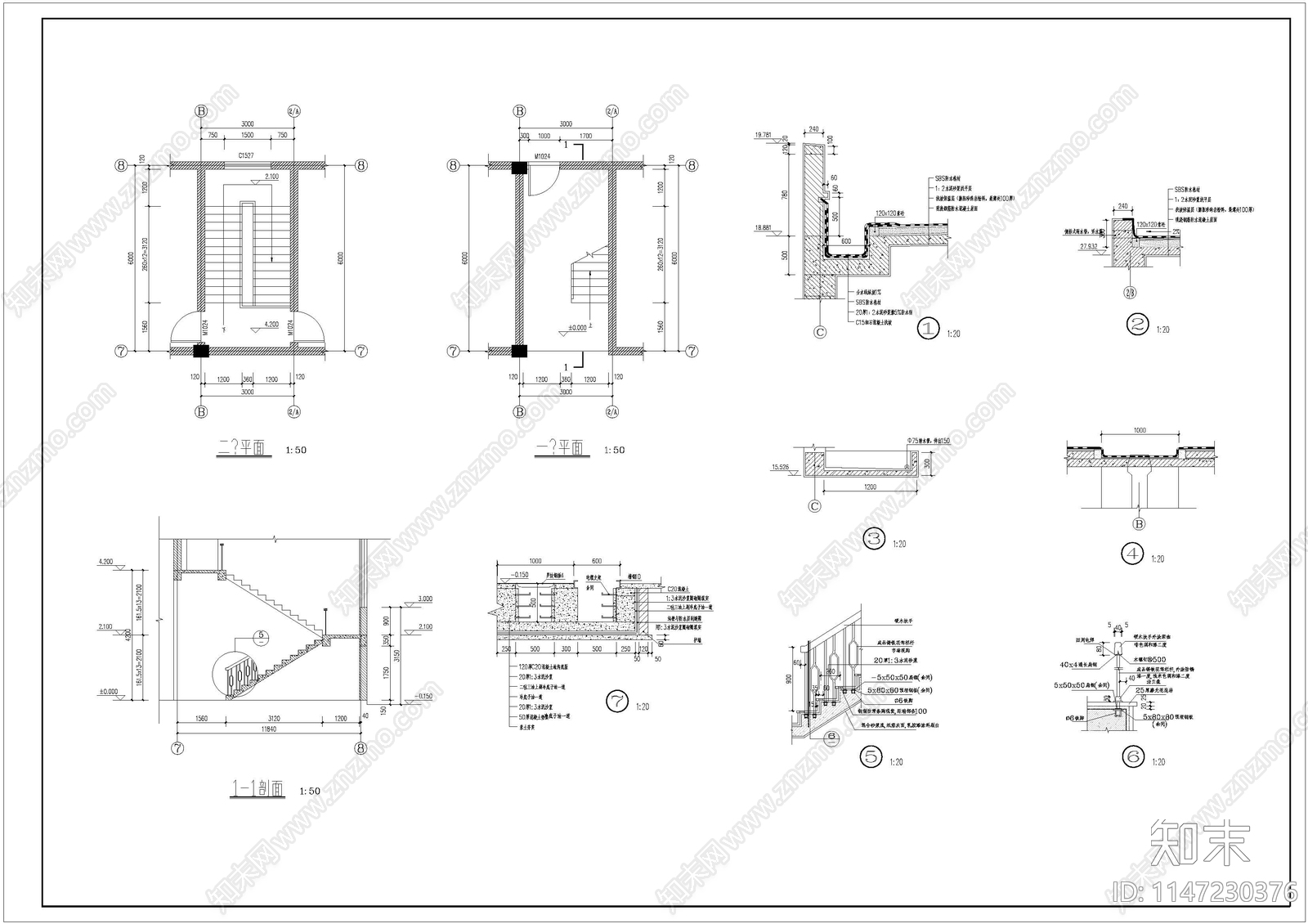 电镀车间建筑cad施工图下载【ID:1147230376】