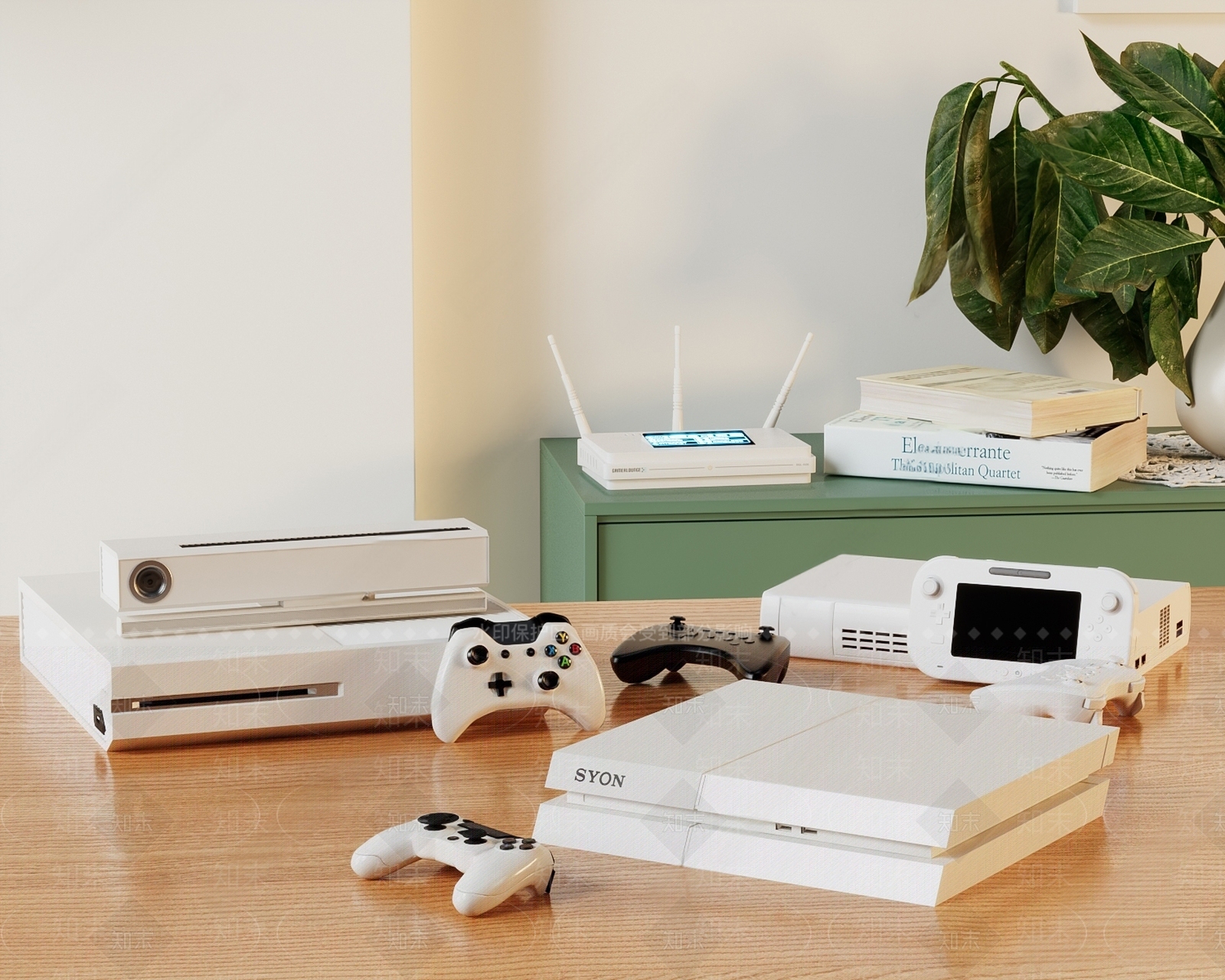 现代游戏主机游戏手柄SU模型下载【ID:1147230978】