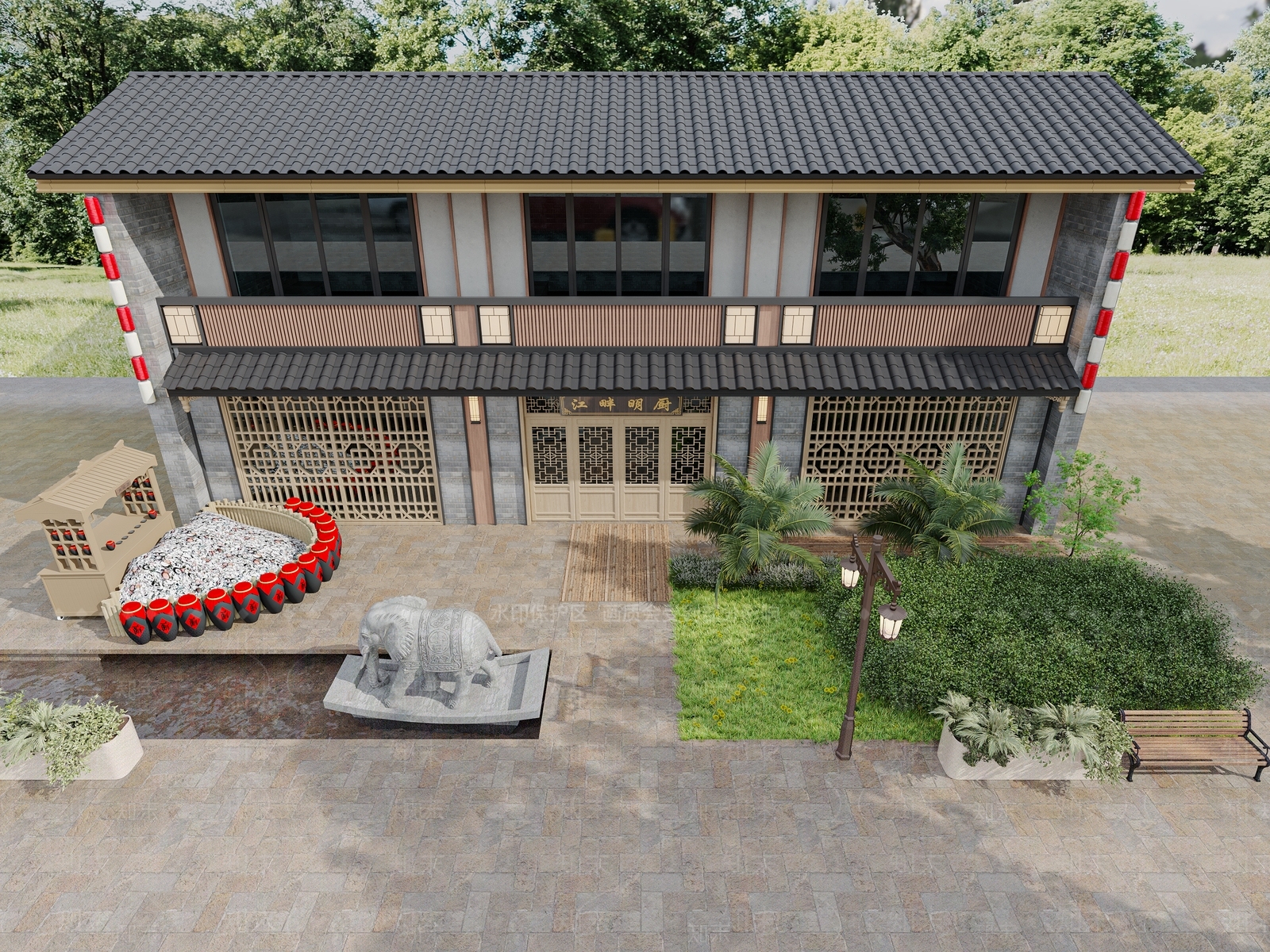 其他店面3D模型下载【ID:1147235153】
