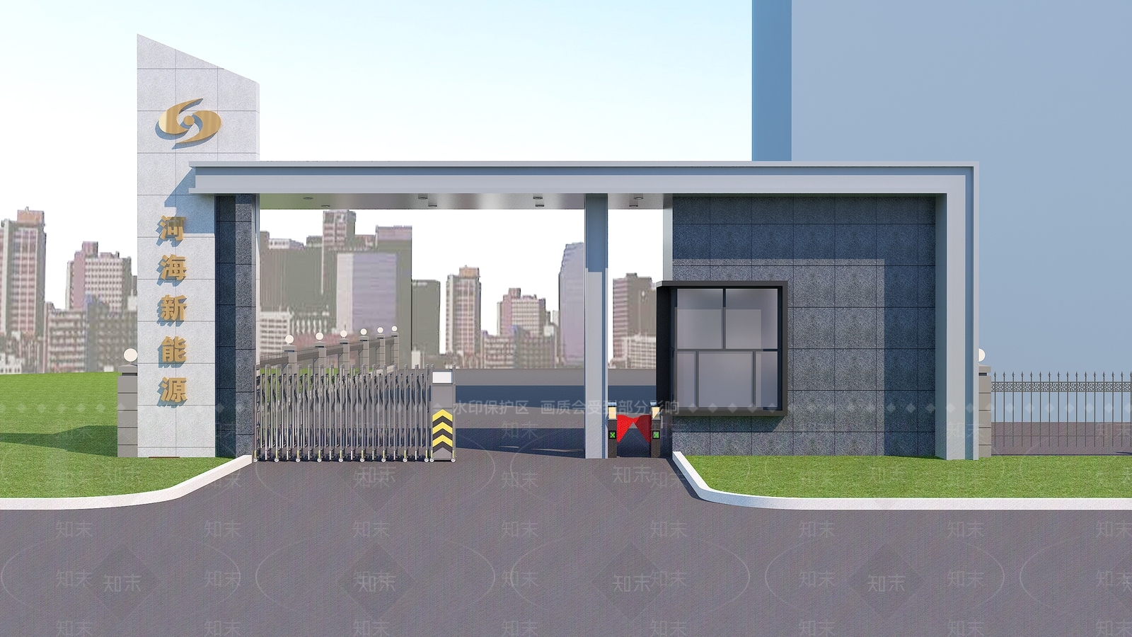 现代厂区3D模型下载【ID:1147241382】