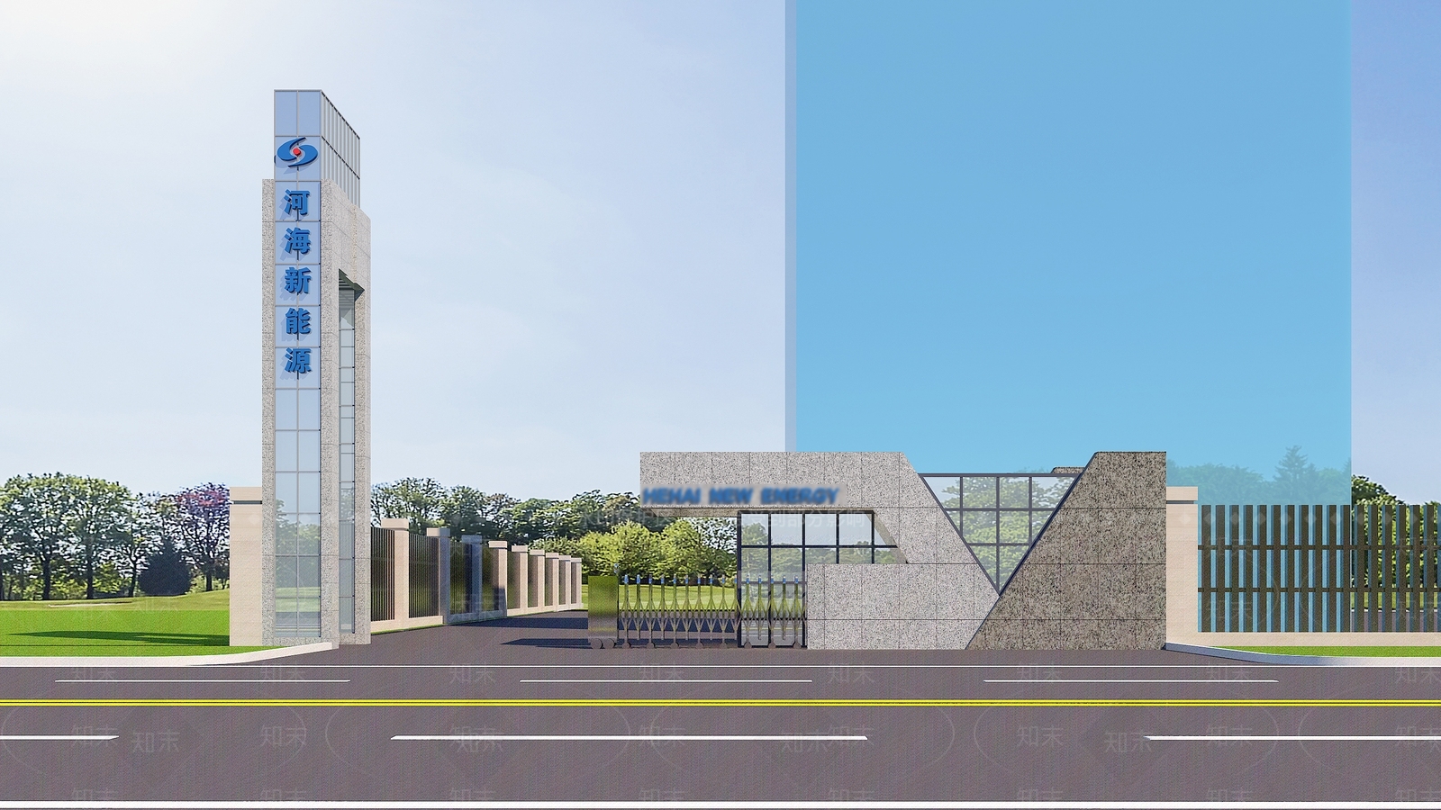 现代风格厂区3D模型下载【ID:1147242076】