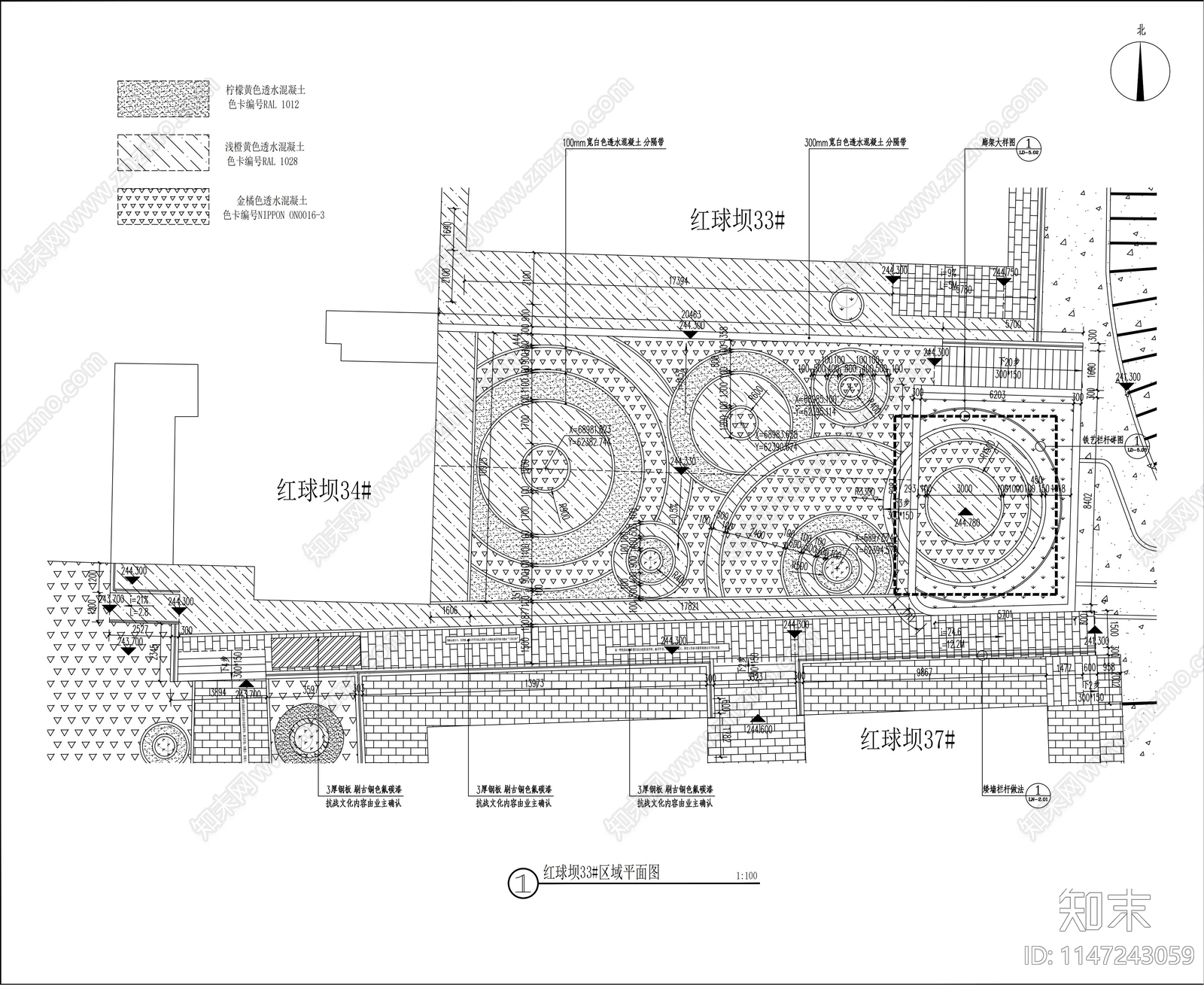 城市老旧社区更新改造项目景观cad施工图下载【ID:1147243059】