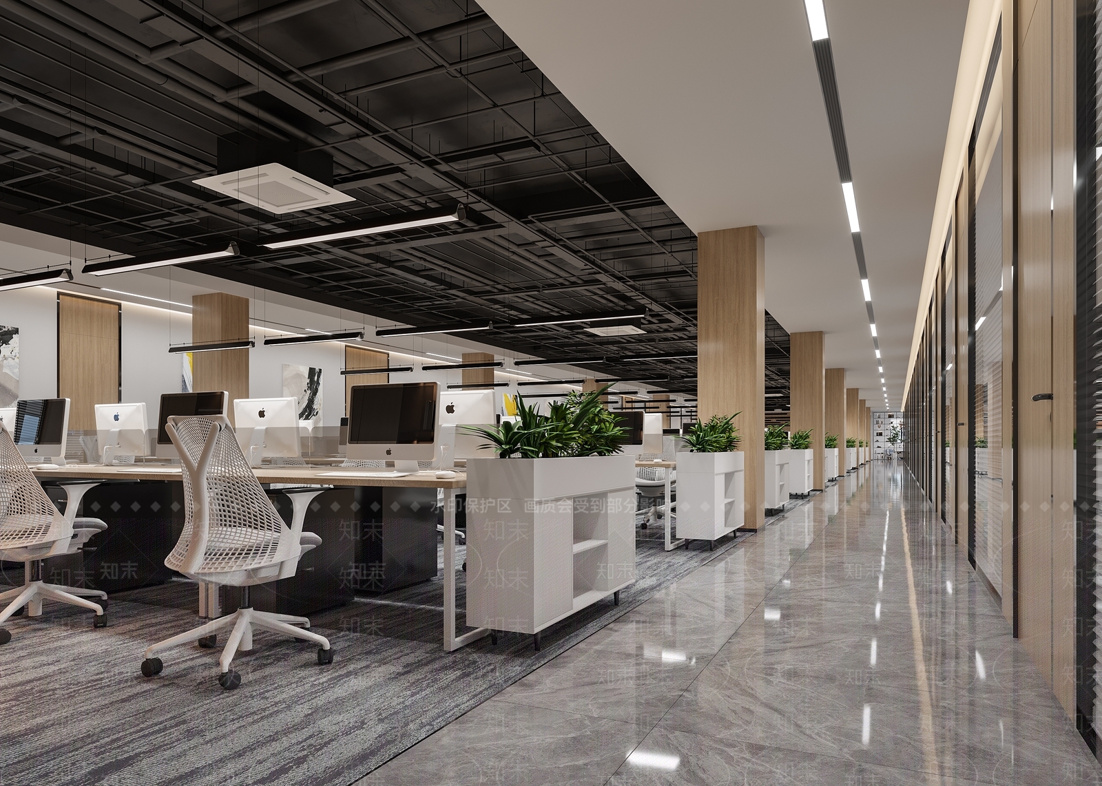 现代接待室3D模型下载【ID:1214107862】
