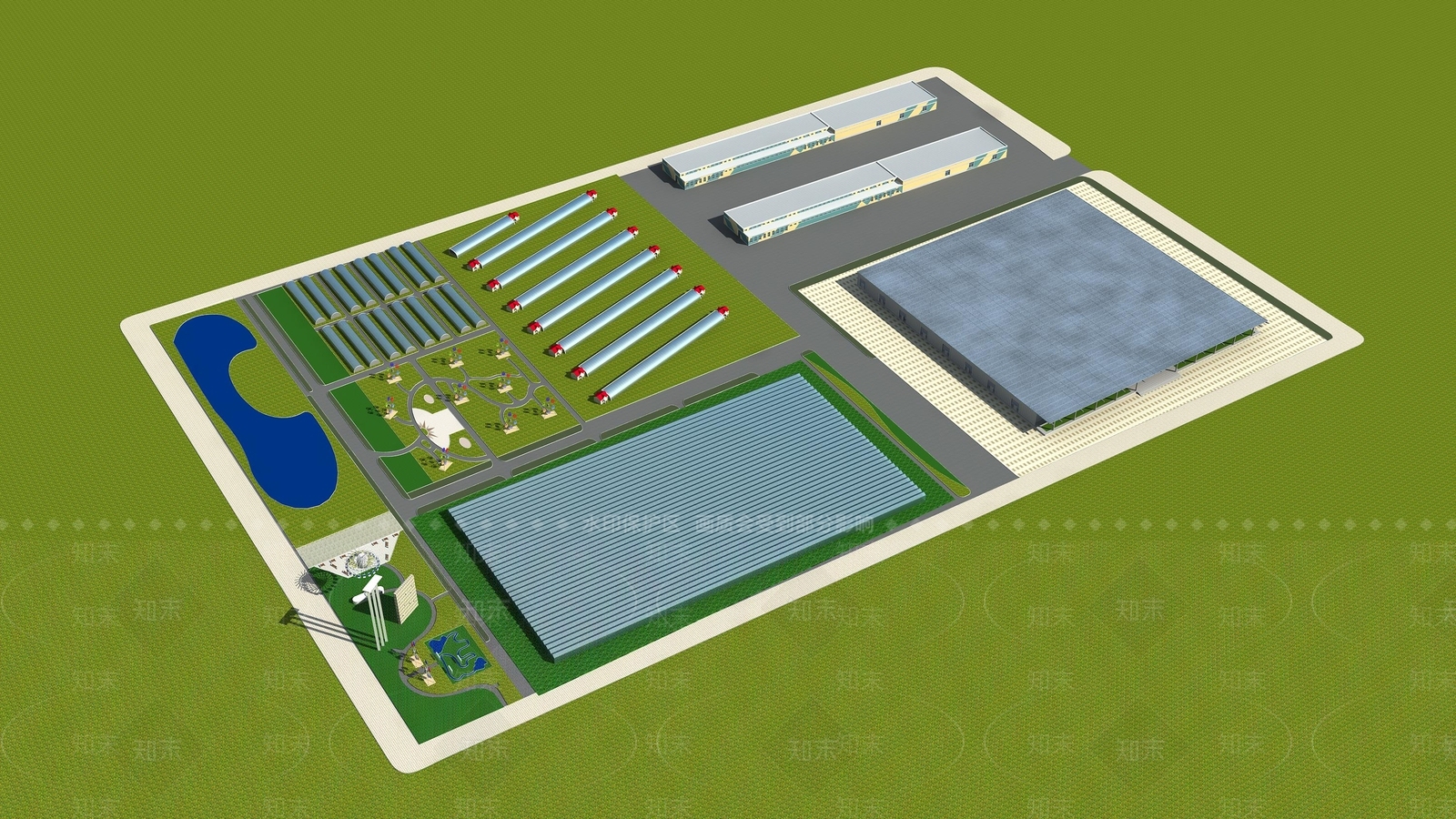 生态园3D模型下载【ID:1147246725】