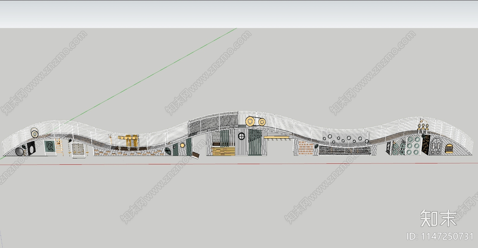 坡道大型玩具SU模型下载【ID:1147250731】