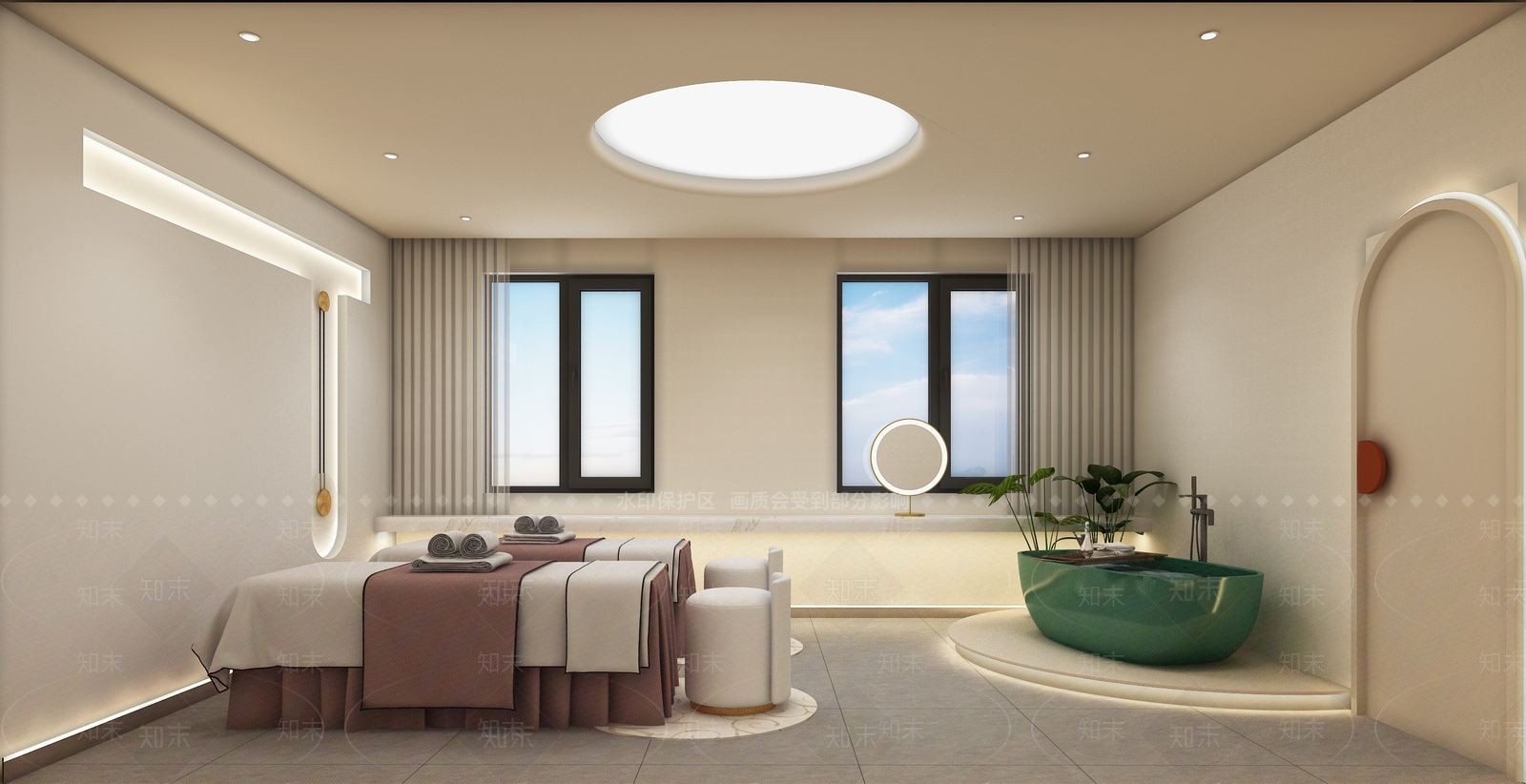 美容院包间3D模型下载【ID:1147252317】