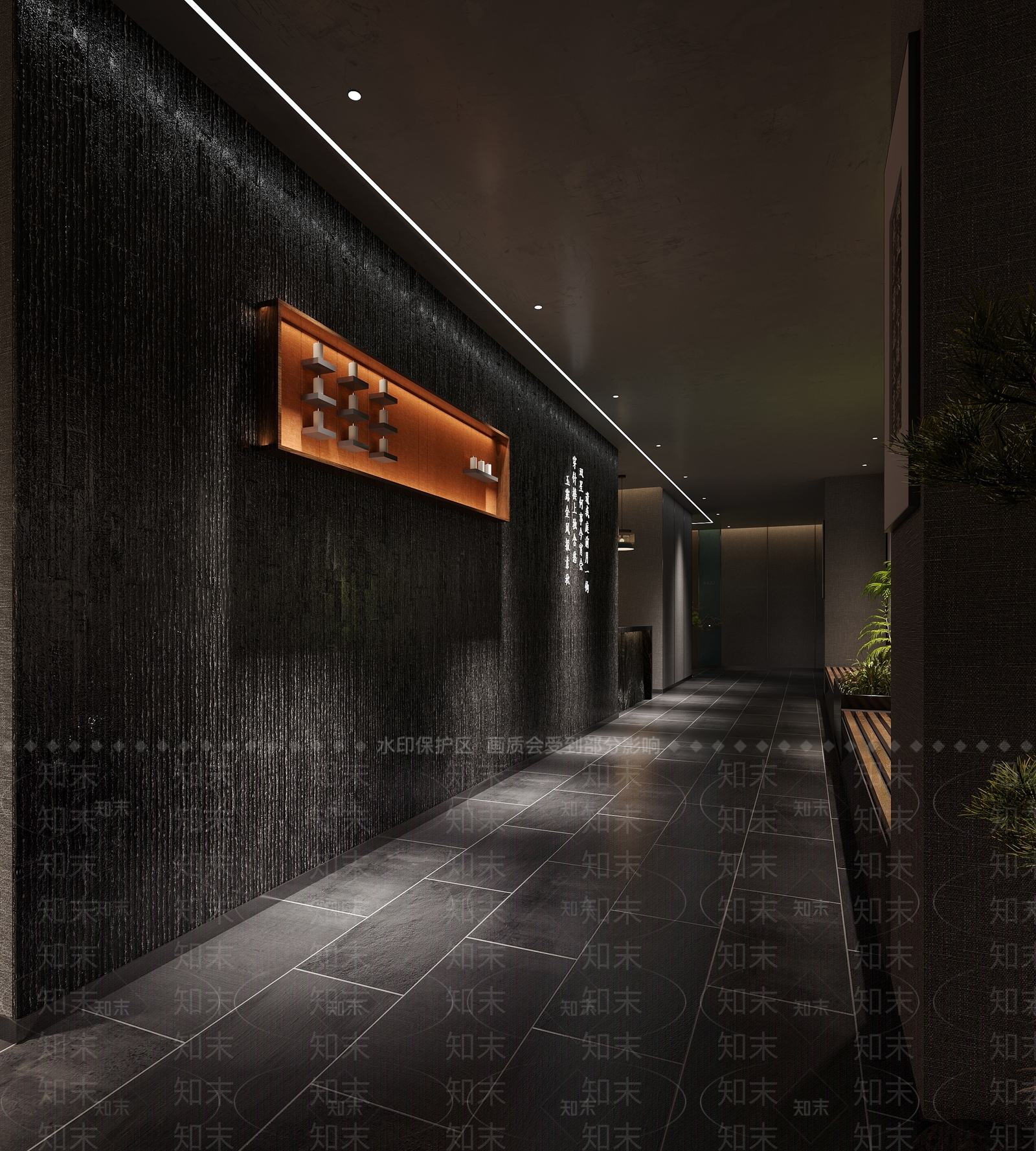 新中式洗浴中心3D模型下载【ID:1147937495】