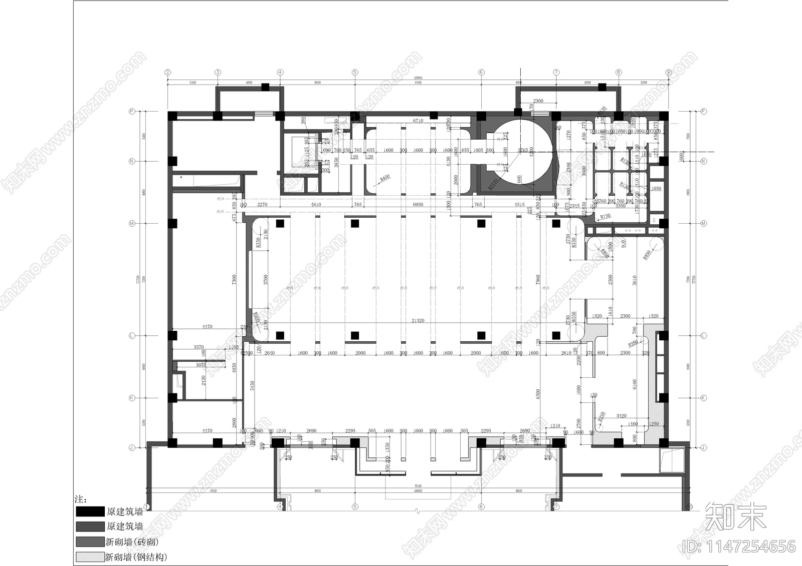 北京会所室内cad施工图下载【ID:1147254656】