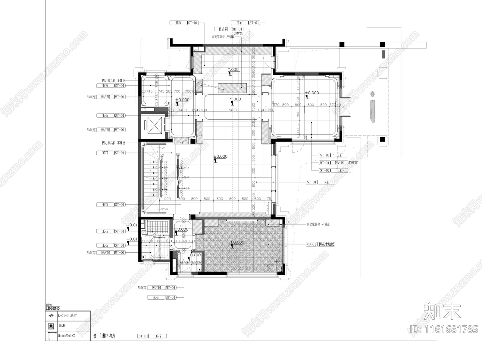 北京旭辉四层文化别墅cad施工图下载【ID:1161681785】