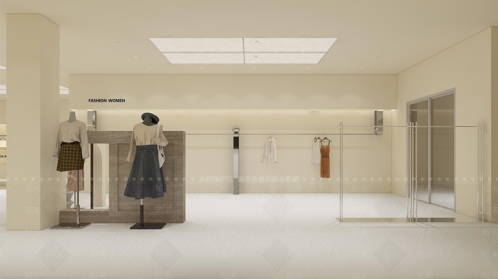 现代服装店3D模型下载【ID:1147258494】