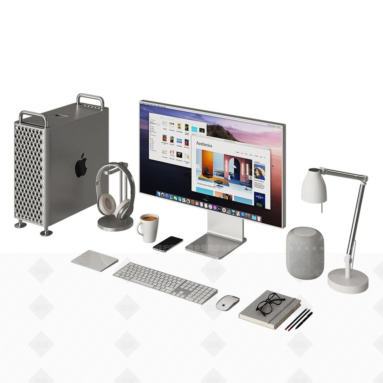 苹果台式电脑SU模型下载【ID:1147257765】