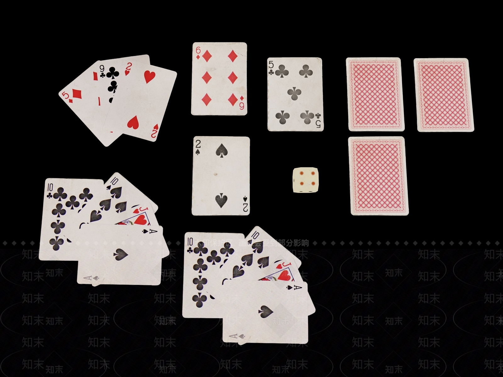 扑克牌3D模型下载【ID:1147272341】