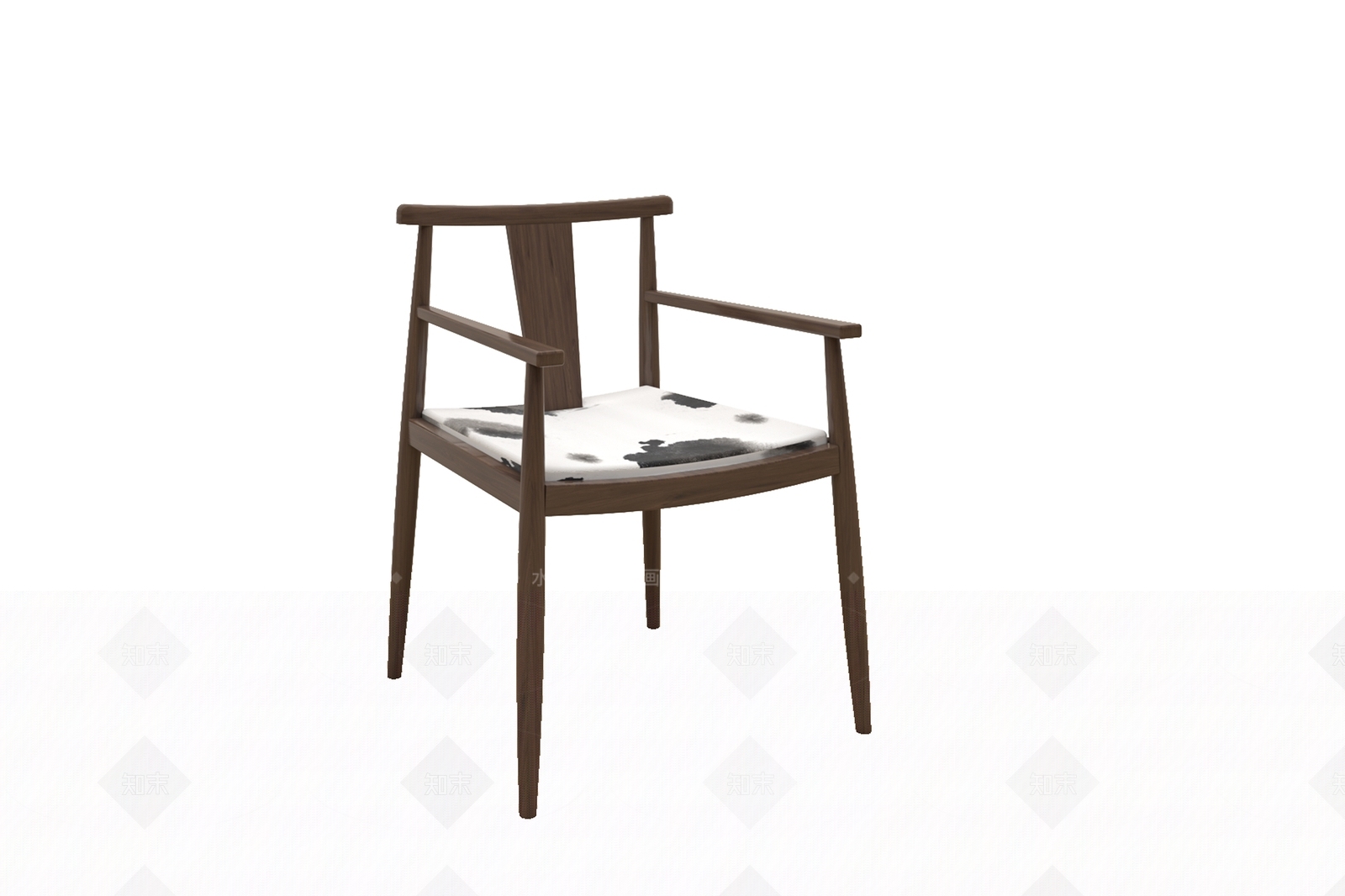 简约中式椅子3D模型下载【ID:1147282235】