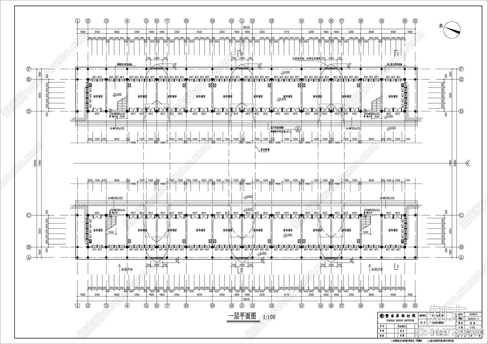 云南古建改造cad施工图下载【ID:1147282730】