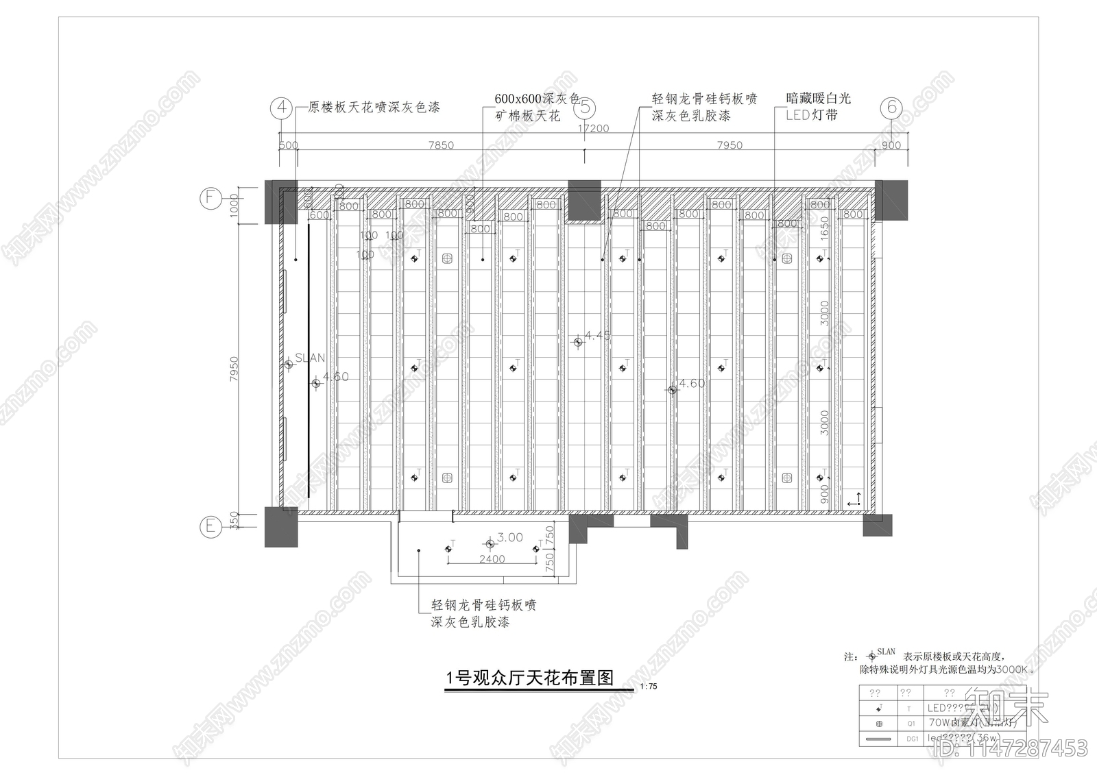 4套电影院观影厅施工图下载【ID:1147287453】