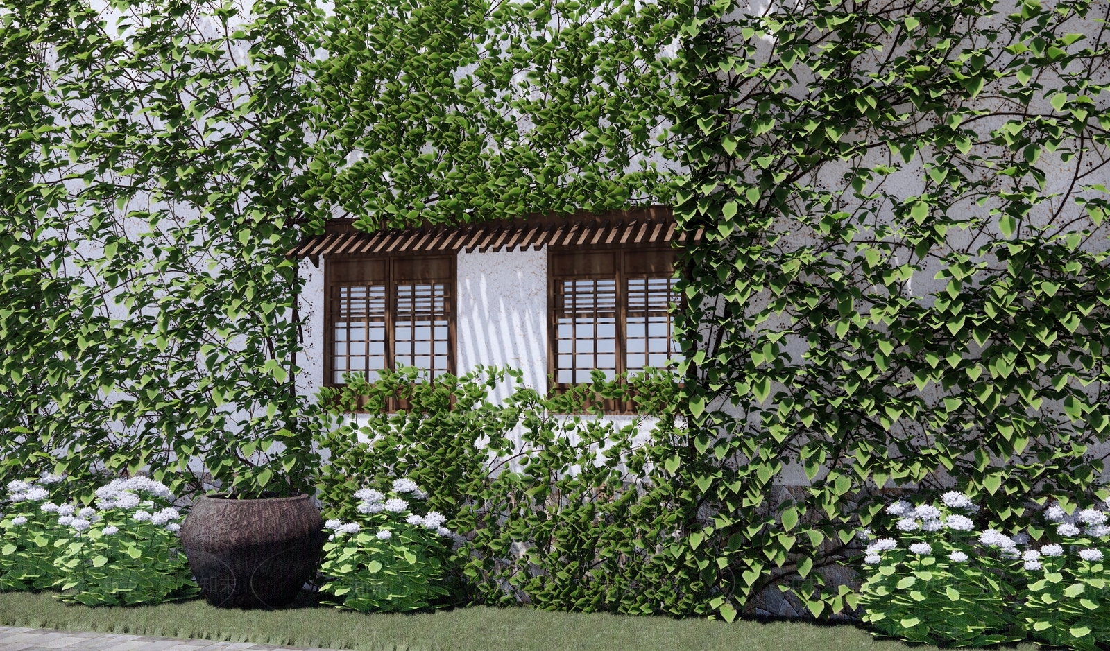 现代窗户SU模型下载【ID:1147296949】