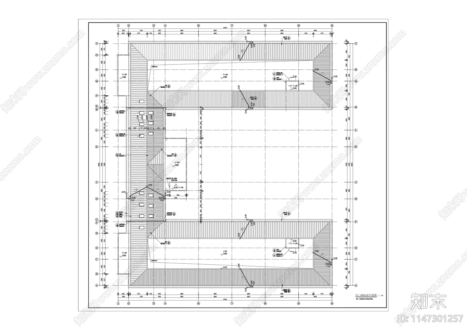 学校建筑cad施工图下载【ID:1147301257】