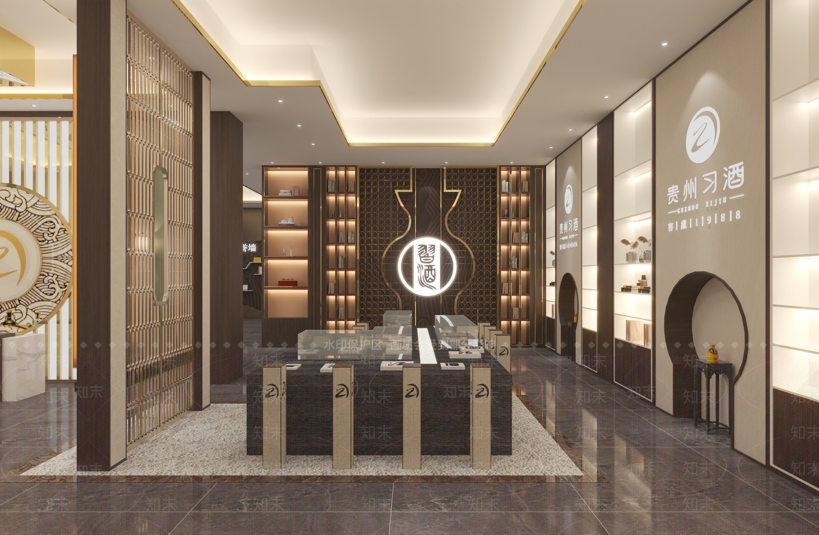 烟酒店3D模型下载【ID:1147307038】