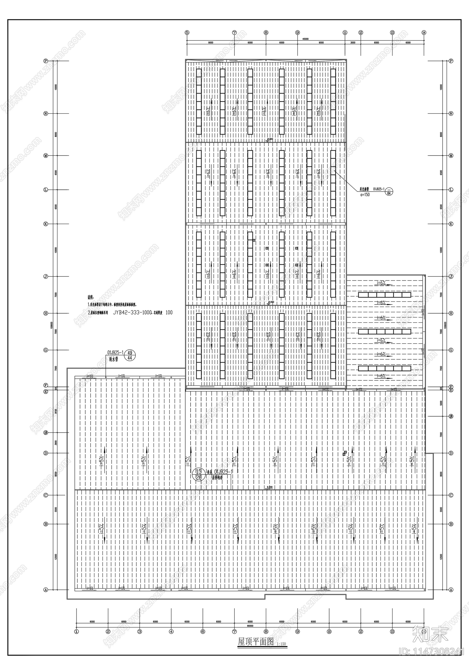 宝马4S店建筑cad施工图下载【ID:1147308241】