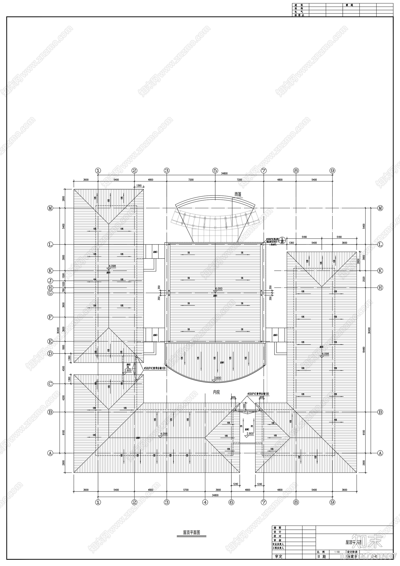 售楼处室内cad施工图下载【ID:1147310937】