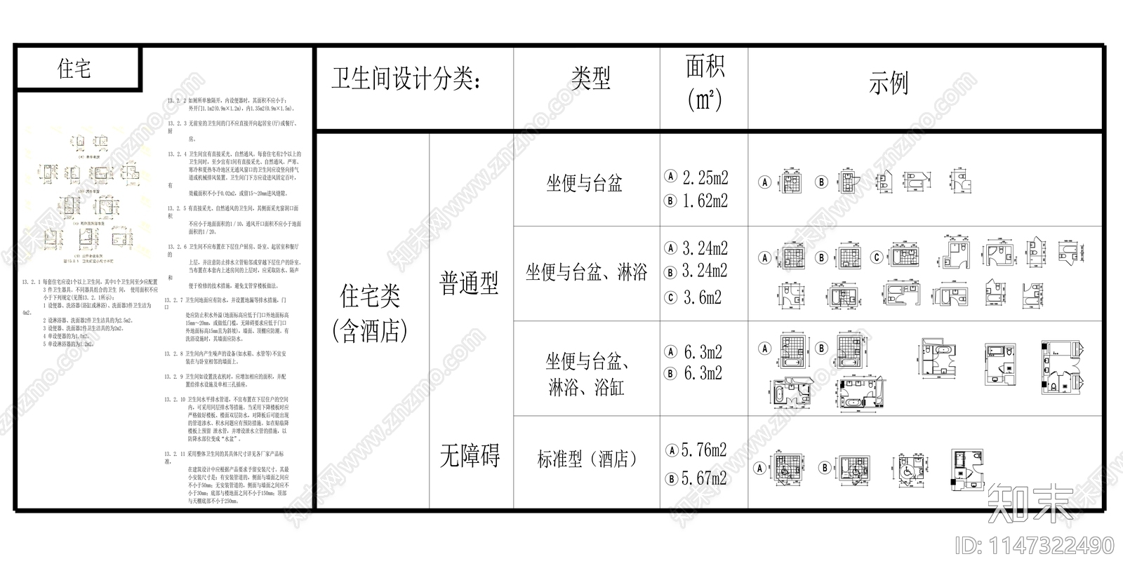 公共卫生间室内cad施工图下载【ID:1147322490】