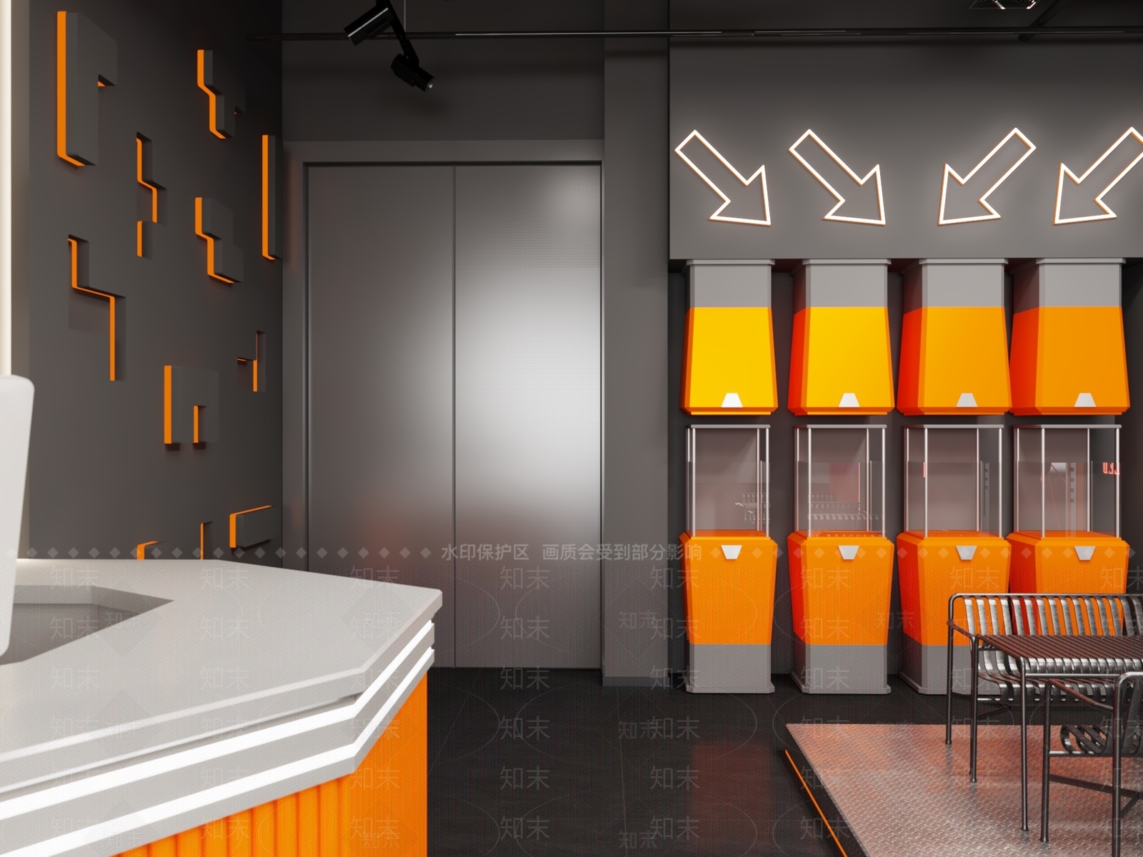 格子屋电玩商店3D模型下载【ID:1147327571】