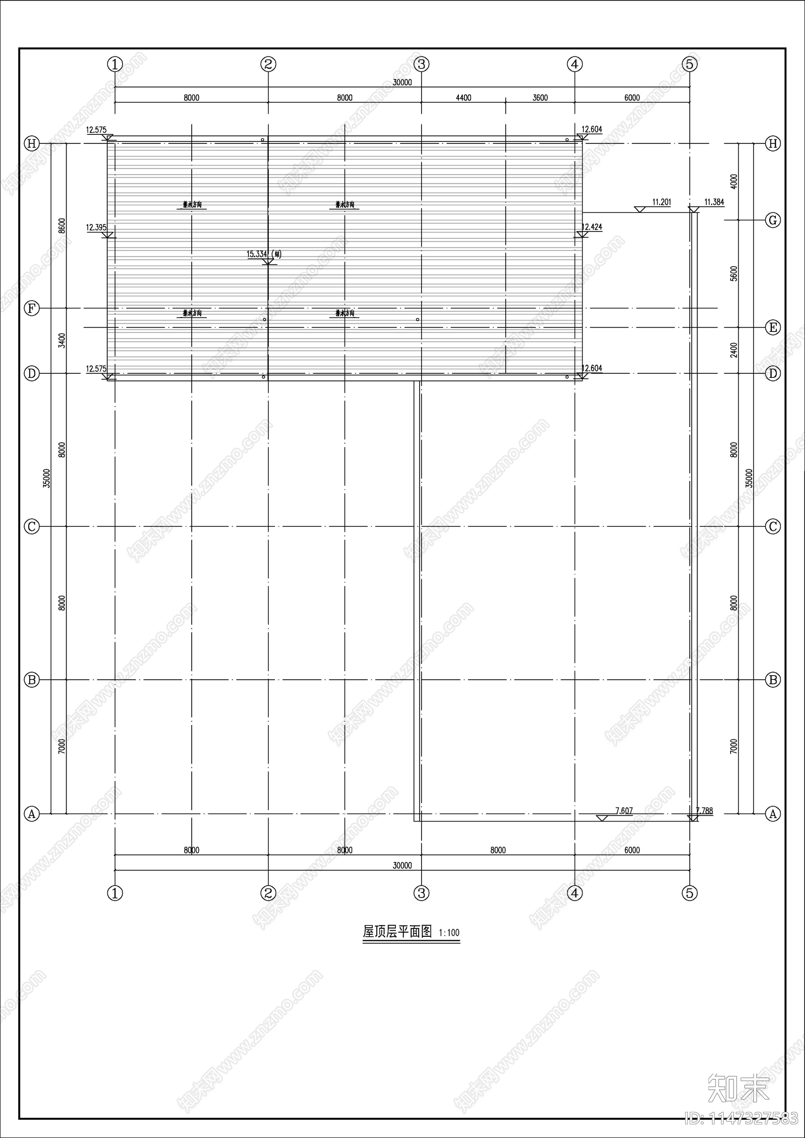 小型办公综合楼建筑cad施工图下载【ID:1147327583】