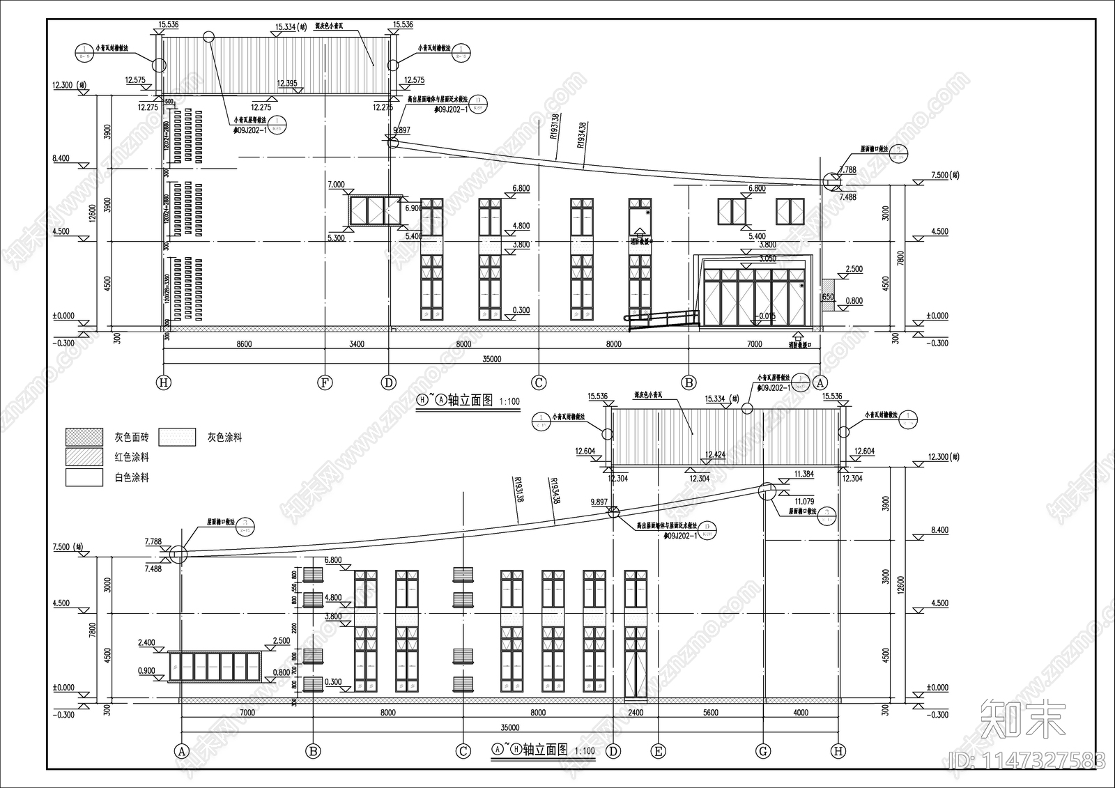 小型办公综合楼建筑施工图下载【ID:1147327583】