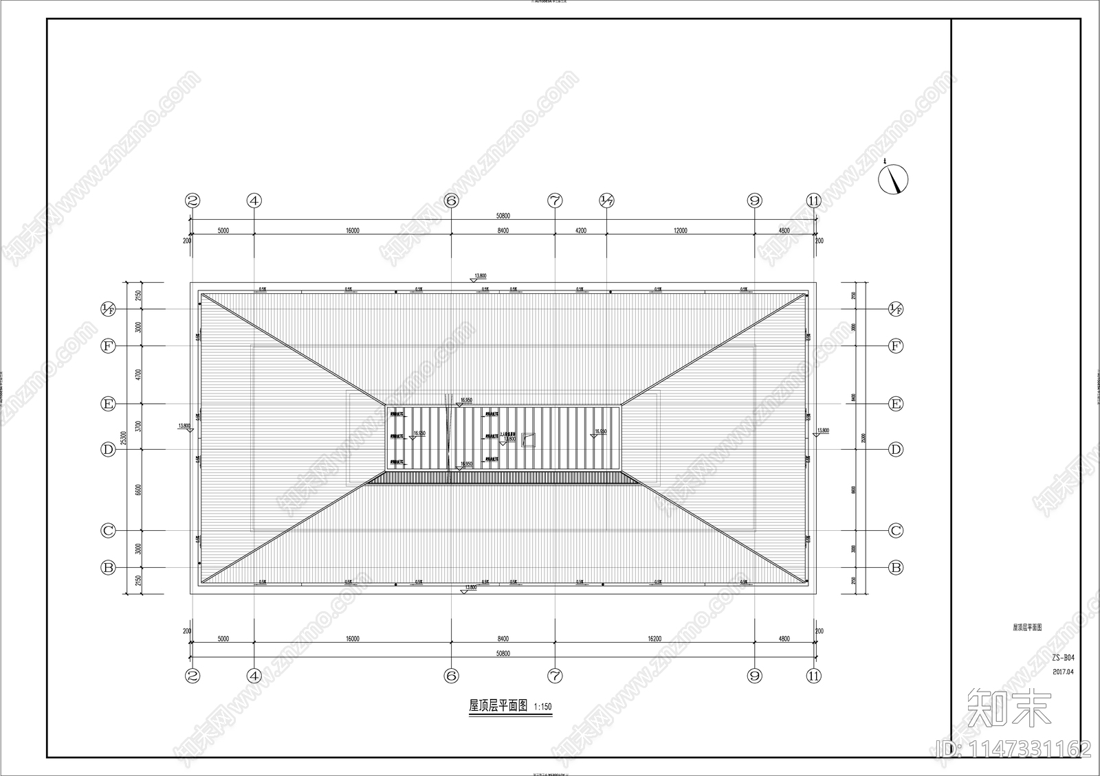 候船游客服务中心建筑cad施工图下载【ID:1147331162】