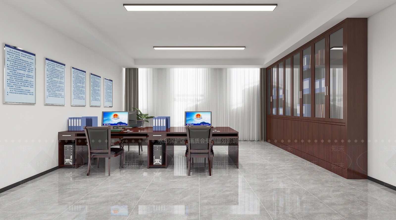 现代办公室3D模型下载【ID:1147332236】