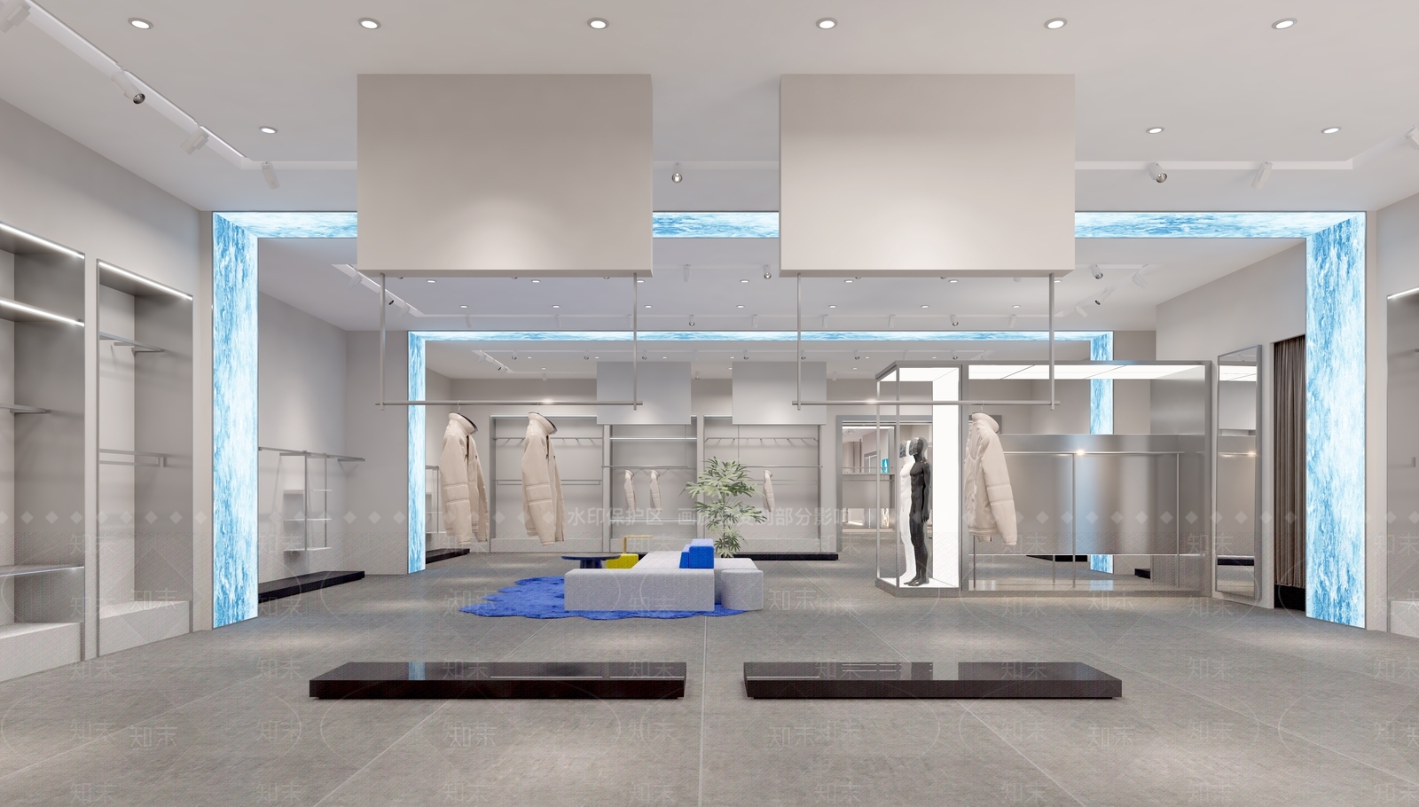 男装展厅3D模型下载【ID:1147335895】