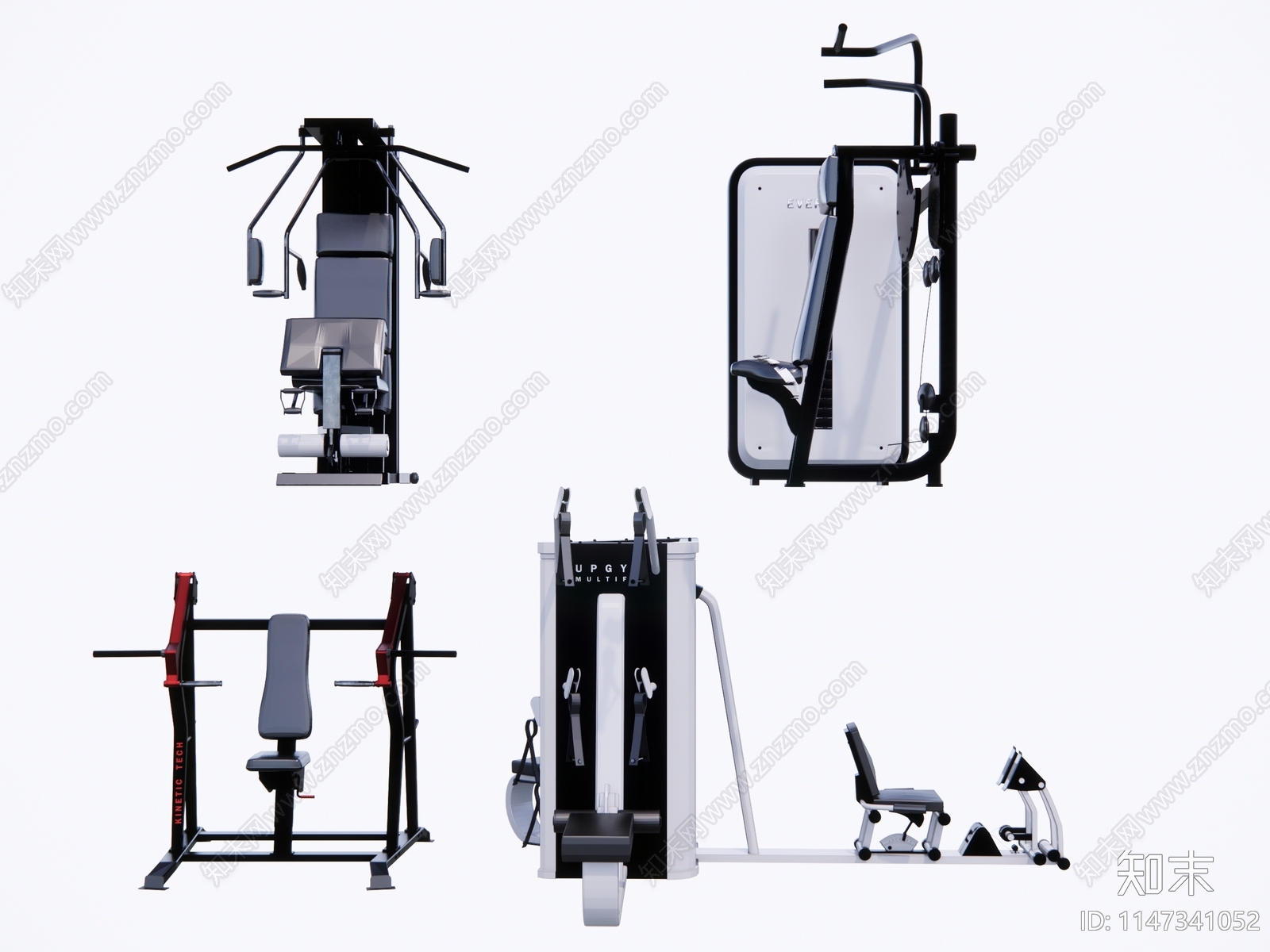 现代健身器械SU模型下载【ID:1147341052】