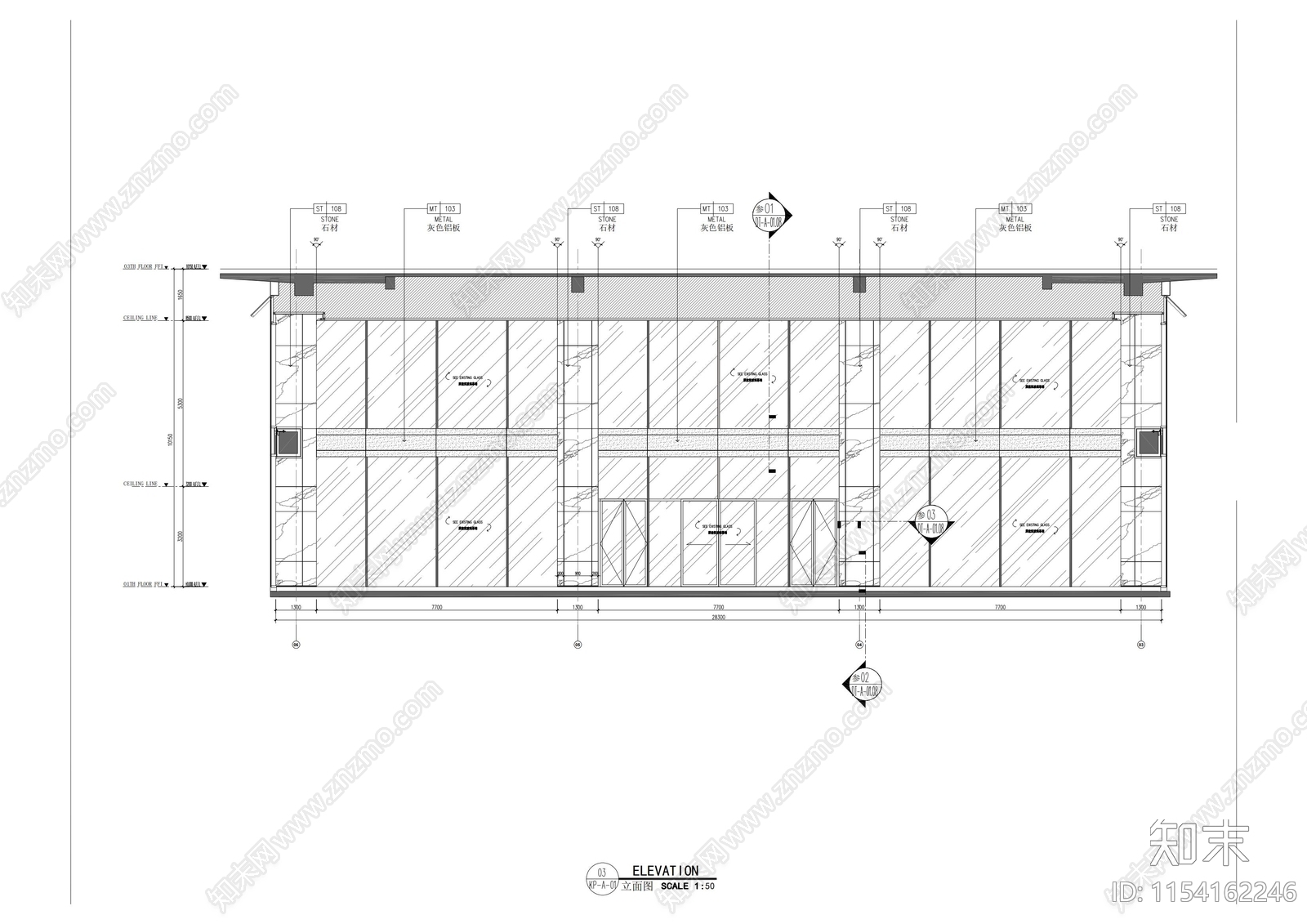 某写字大楼cad施工图下载【ID:1154162246】