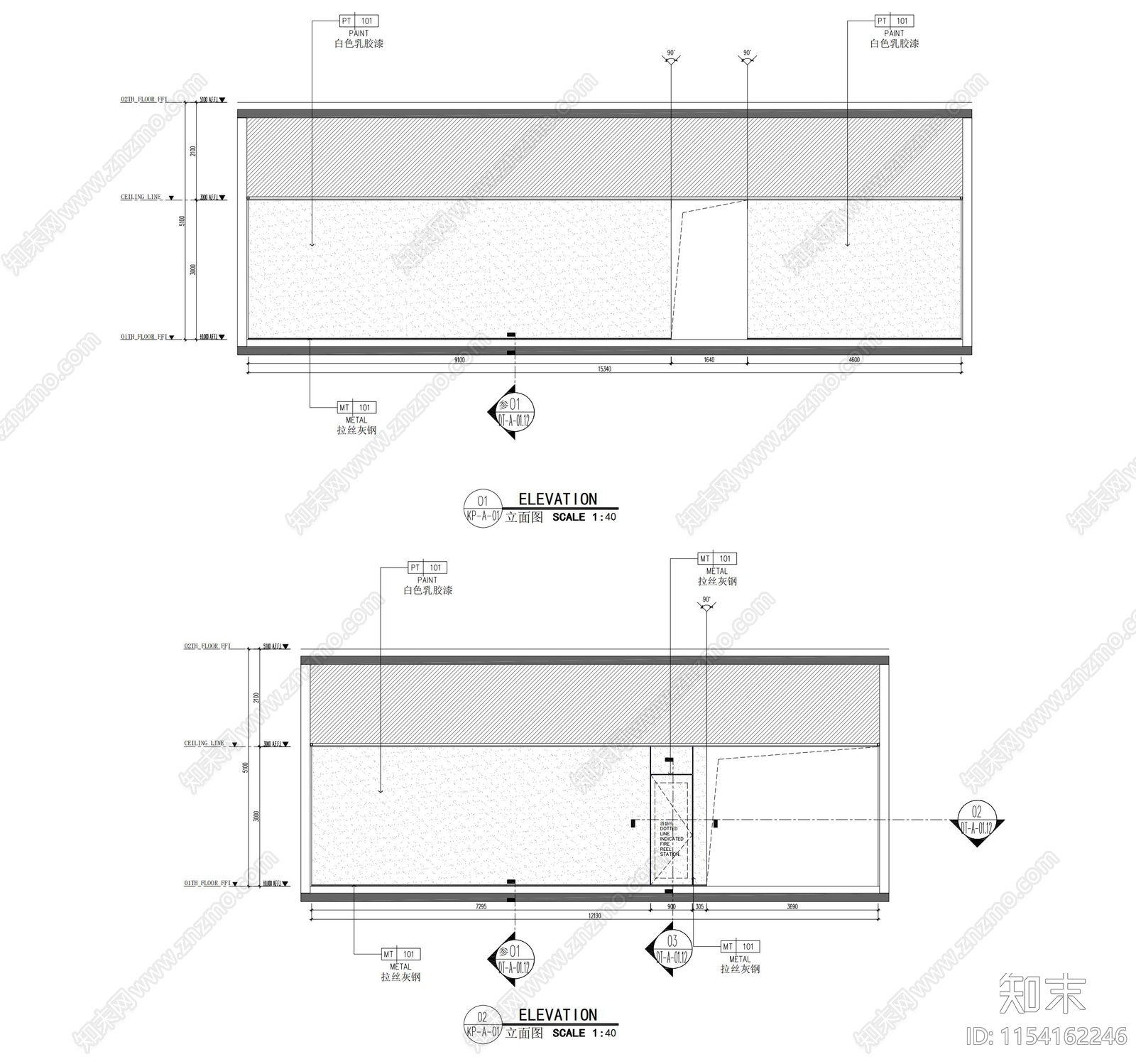 某写字大楼cad施工图下载【ID:1154162246】