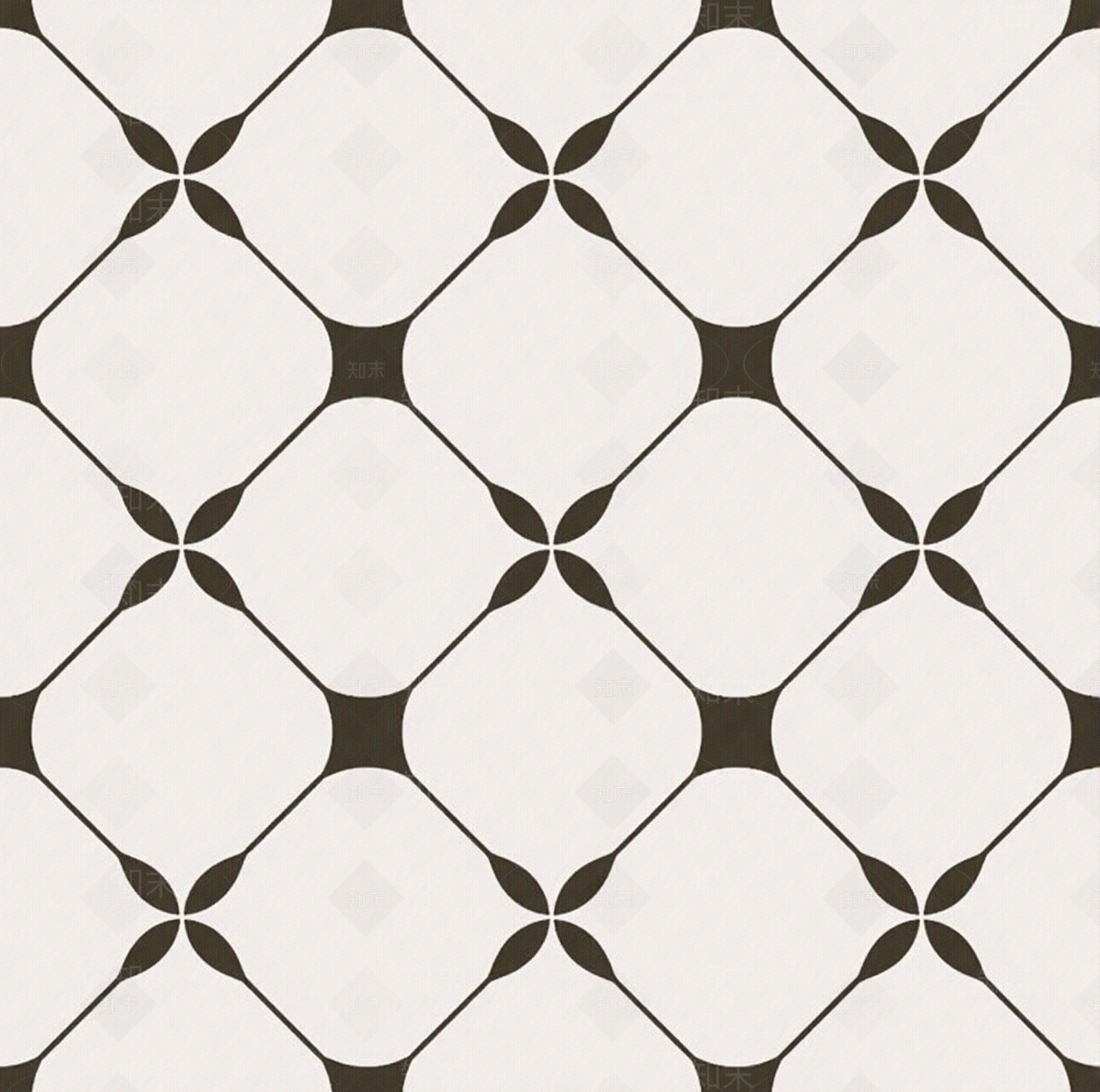 无缝几何拼花瓷砖贴图下载【ID:1195383377】