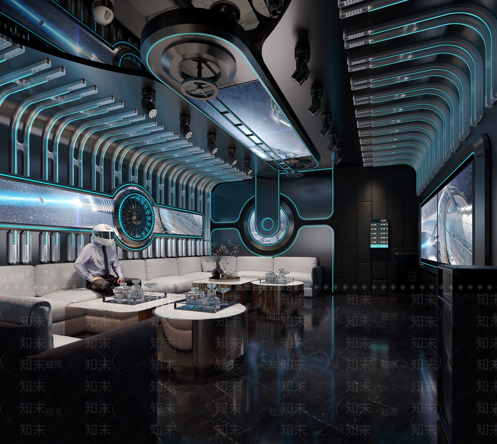 ktv包房3D模型下载【ID:1147368914】