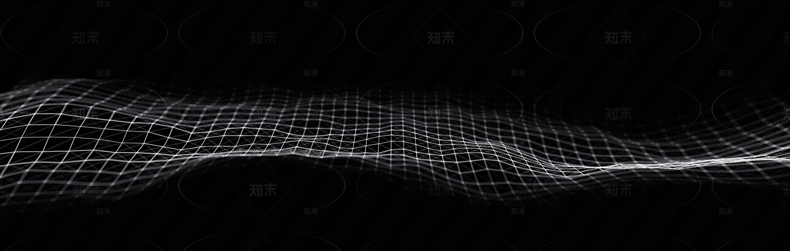 无缝发光抽象数字波粒子黑白贴图下载【ID:1147377141】