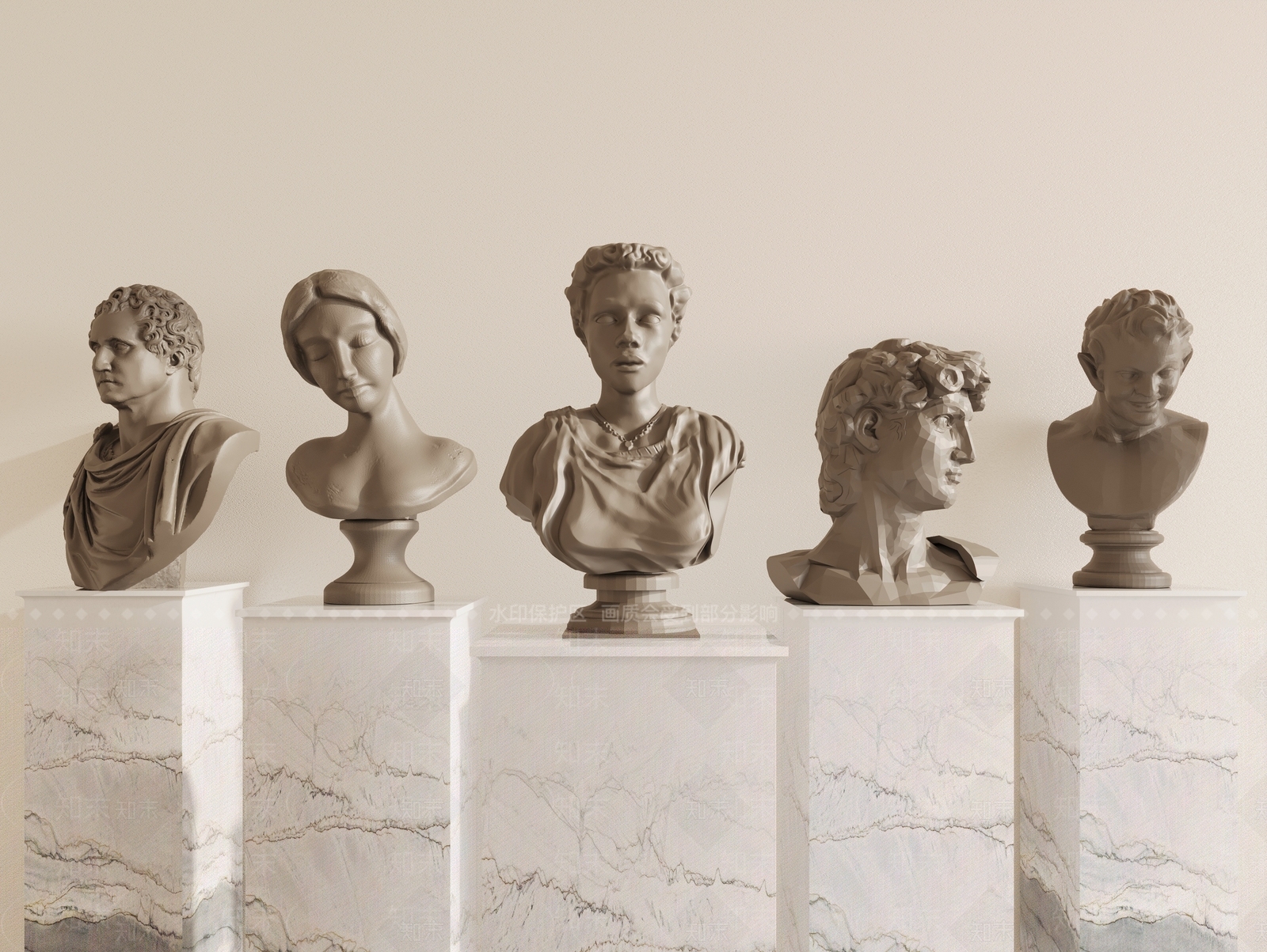 现代人像3D模型下载【ID:1147377653】