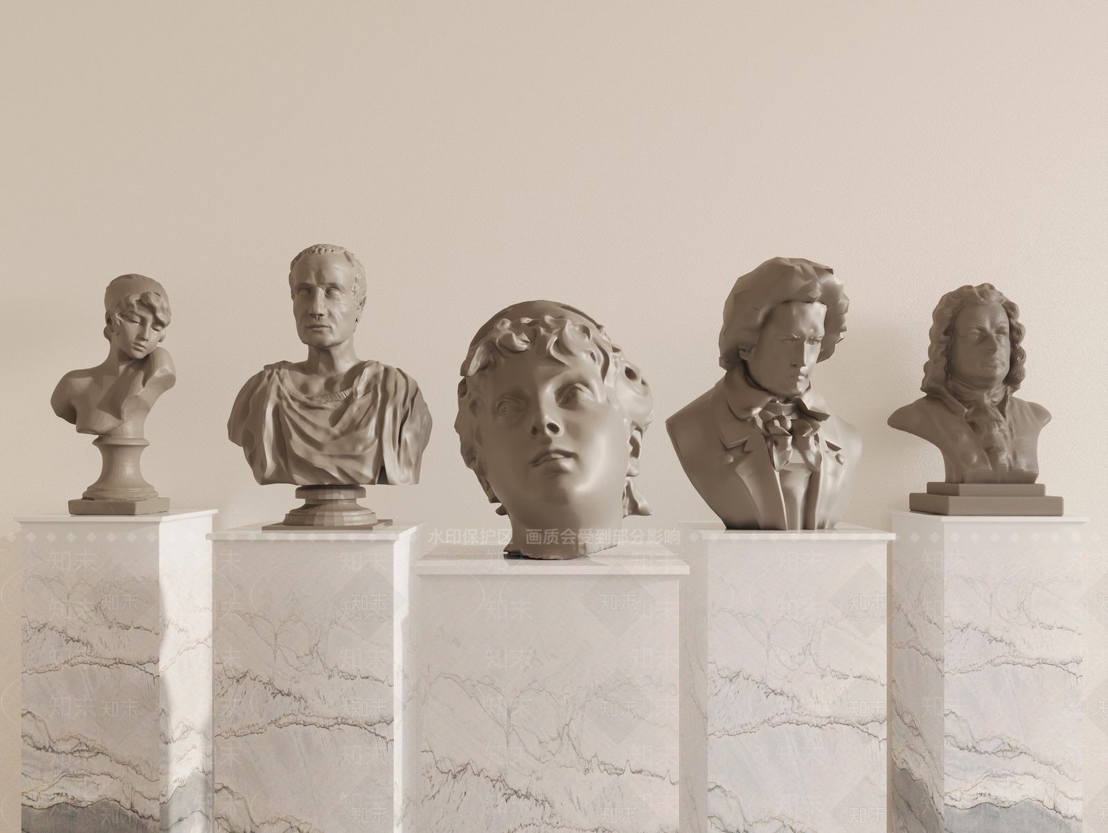 现代人像3D模型下载【ID:1147377701】