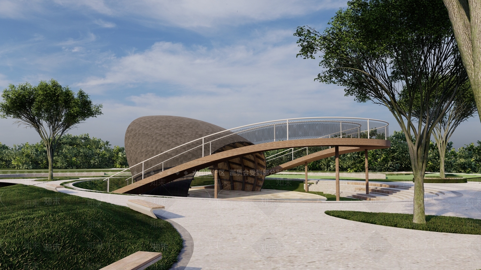 公园儿童活动区SU模型下载【ID:1147378329】
