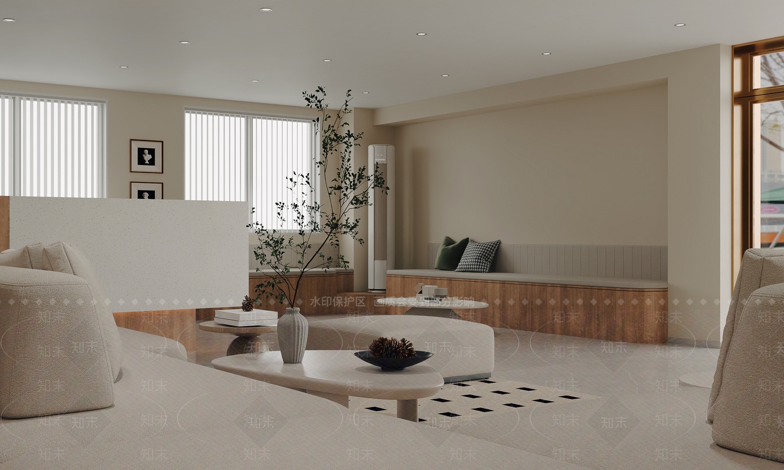 名宿接待大堂3D模型下载【ID:1147379290】
