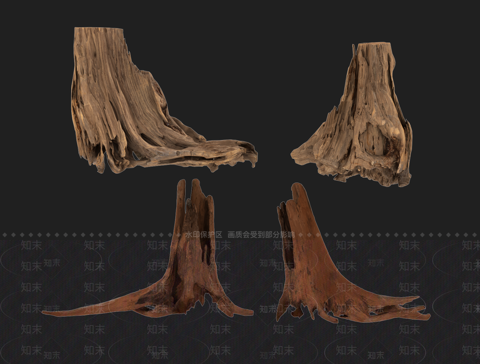 枯木3D模型下载【ID:1147384321】