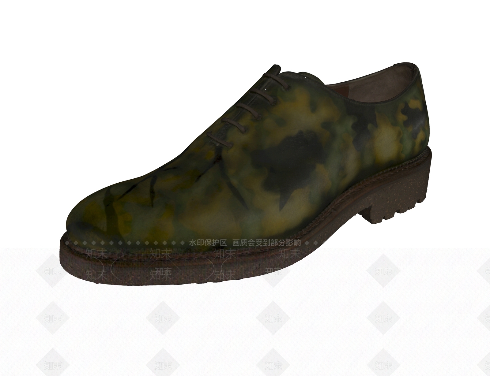 皮鞋SU模型下载【ID:1147402697】