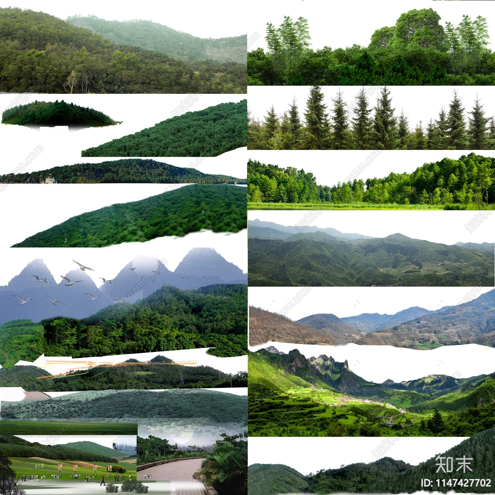 山设计素材精品下载_知末网