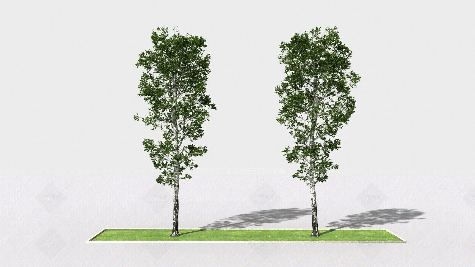 现代植物树木3D模型下载【ID:1147429599】